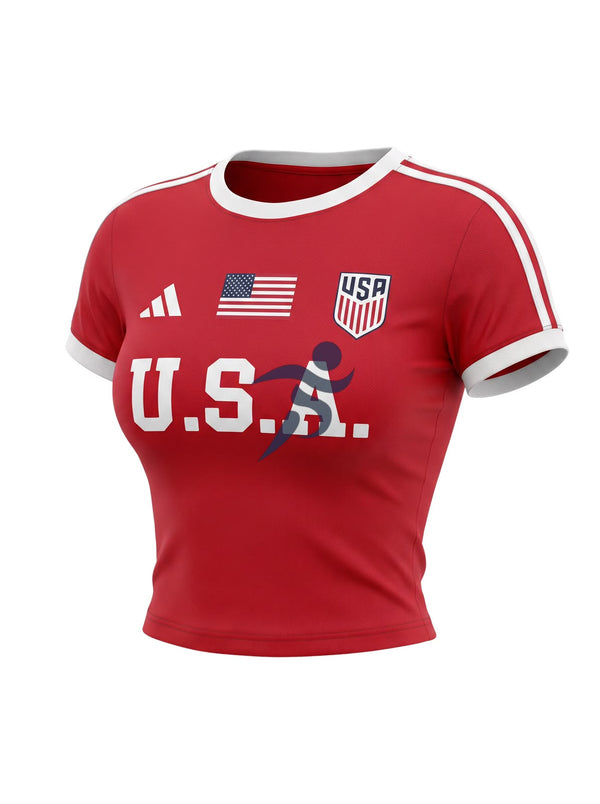 Top Deportivo de Estados Unidos Rojo - Mujer